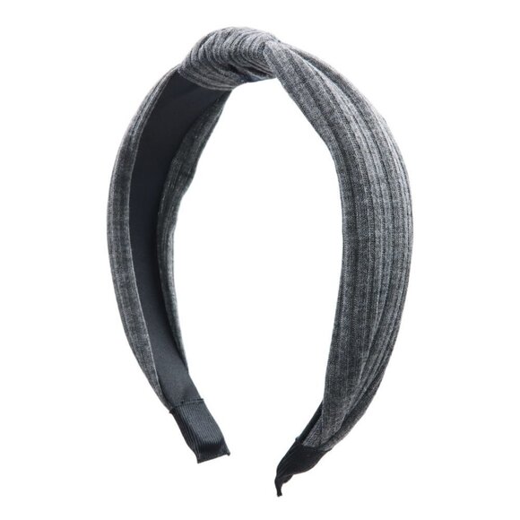 Grey Jersey Knot Comfort Headband - Picture 4 of 7